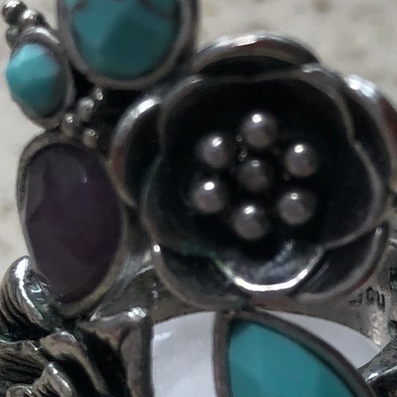 Turquoise Designer Ring - Picture 2 of 2